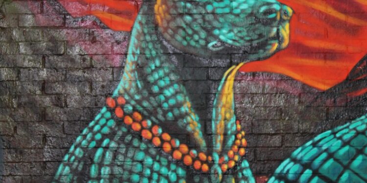 Los murales mundialistas pintados por jóvenes artistas urbanos en Neza, Edomex