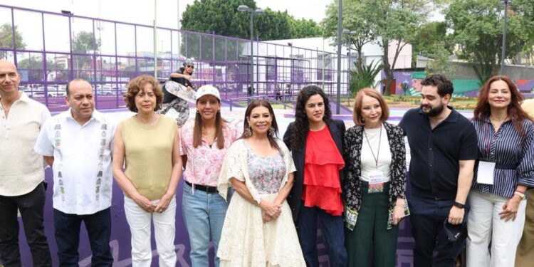 Inauguración de la Utopía La Heroica en Venustiano Carranza. AMEXI/ Foto: La Isabel
