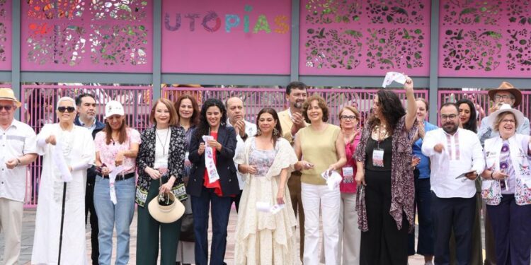 Inauguración de la Utopía La Heroica en Venustiano Carranza. AMEXI/ Foto: La Isabel