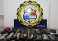 Armas incautadas durante un operativo internacional de la Interpol en 19 países