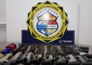 Armas incautadas durante un operativo internacional de la Interpol en 19 países