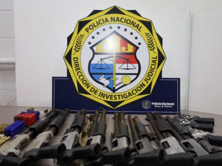 Armas incautadas durante un operativo internacional de la Interpol en 19 países
