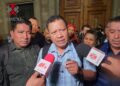 El profesor Isael González Vásquez, secretario general de la Sección 7 de la CNTE, anunció avances en las demandas locales, pero dijo que no hubo compromiso de Sheinbaum de instalar mesa de diálogo con la CNUN de la CNTE