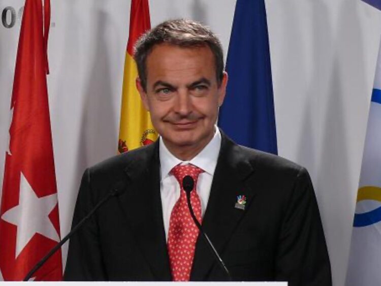 Corrupción José Luis Rodríguez Zapatero, expresidente de España. AMEXI Foto Especial