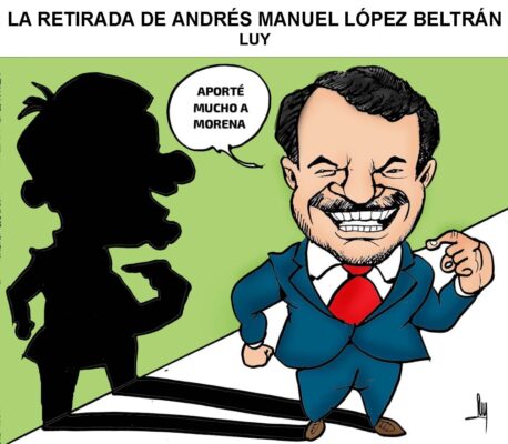La retirada de Andrés Manuel López Beltrán, LUY
