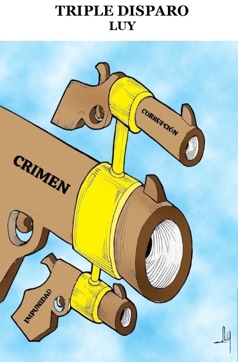 Cartón de Luy: Triple disparo