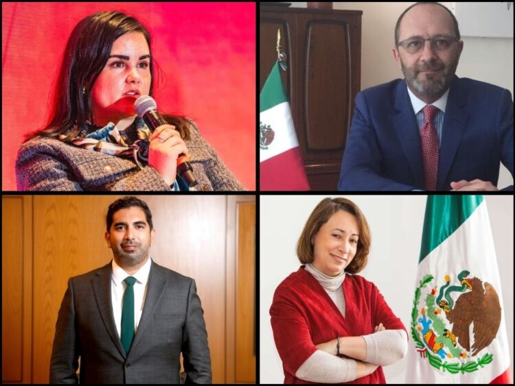 La SRE propone al Senado cuatro nombramientos diplomáticos