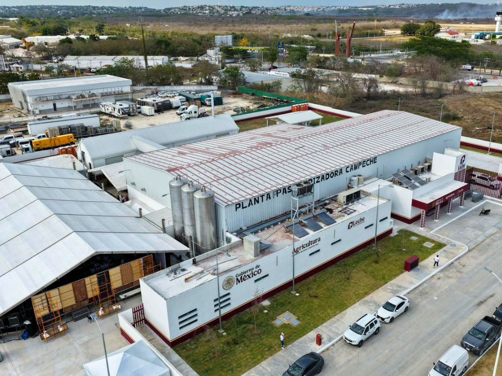 La nueva planta de Leche del Bienestar. 