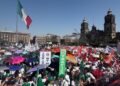 Así lució el Zócalo de la CDMX en ocasión del Día del Trabajo