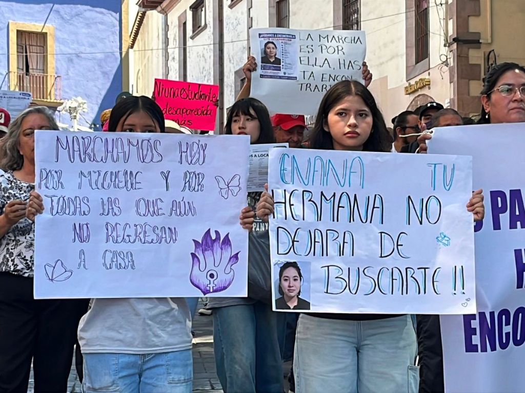 Marchan en Cuernavaca para exigir la localización de Michelle Itzayana