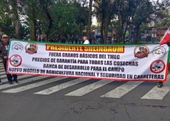 Megamarcha de transportistas y campesinos colapsa la Ciudad de México