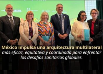 México impulsa la cobertura universal y la equidad en salud durante la 79ª Asamblea Mundial de la Salud con Patricia Clark.