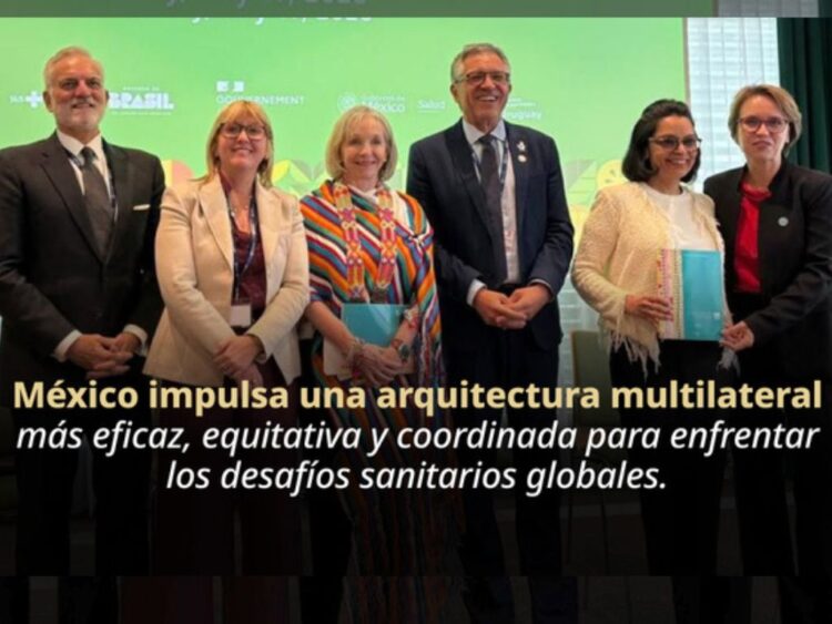 México impulsa la cobertura universal y la equidad en salud durante la 79ª Asamblea Mundial de la Salud con Patricia Clark.