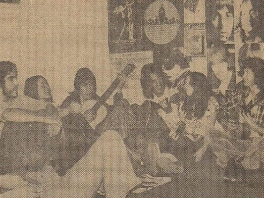 Mezclilla 1973. Raúl, Clara, Beto & Nina, Felipe. Excélsior  