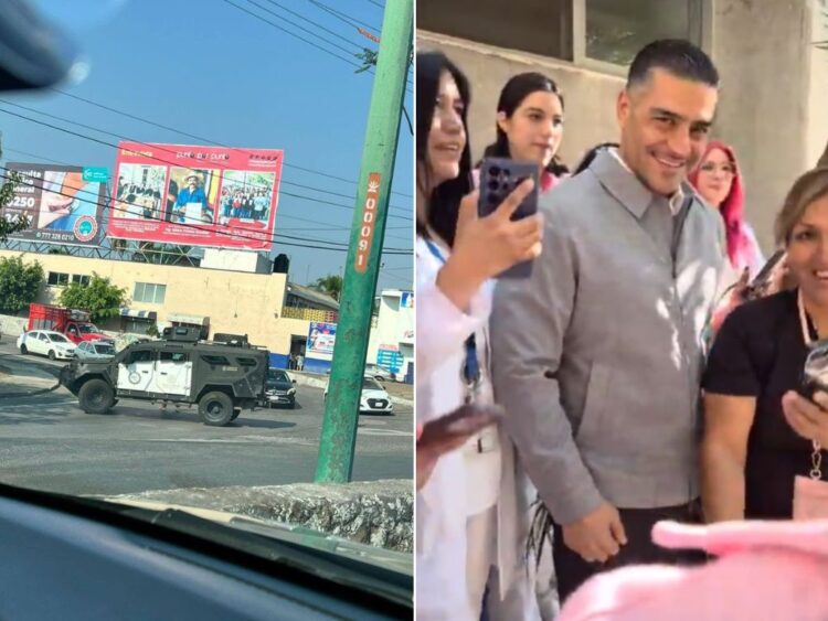 Omar García Harfuch visita a elementos heridos durante operativo en Yautepec. AMEXI Foto RRSS