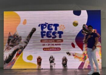 Campo Marte recibió el Pet Fest 2026, un evento dedicado al bienestar animal con talleres, actividades, productos y experiencias para mascotas y sus familias. | AMEXI/FOTO: Lilia Pérez