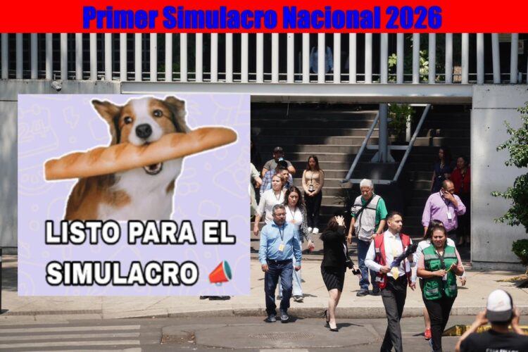 Primer Simulacro Nacional 2026 y las redes sociales