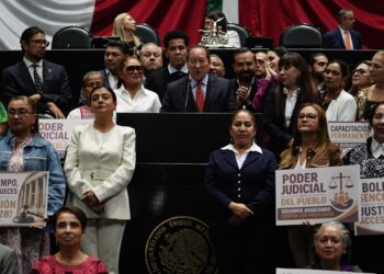en lo particular Sesión extraordinaria para aprobar reforma al Poder Judicial. 27 de mayo de 2026. AMEXI /Foto: Fernando Ortega