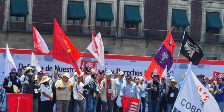 Así lució el Zócalo de la CDMX en ocasión del Día del Trabajo