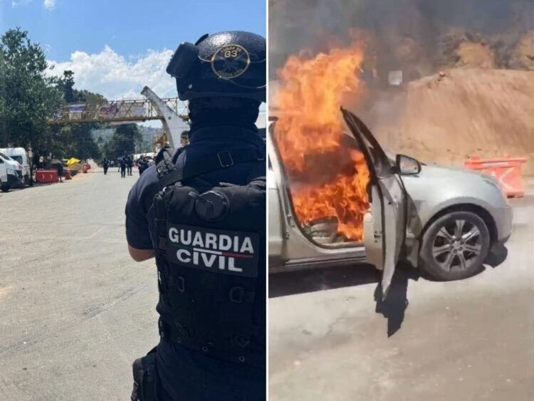 Violencia en Zitácuaro, Michoacán. AMEXI/ Foto: RRSS