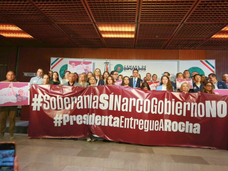 Vuelve el PAN a la carga pide juicio político contra Rubén Rocha.