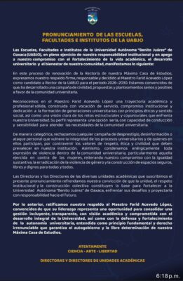 Firman pronunciamiento y rechazan violencia de género