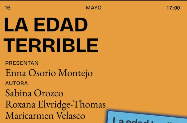 Enna Osorio Montejo presenta su nuevo libro La edad terrible