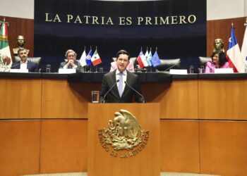 México es un puente entre mundos, afirma Roberto Velasco en Asamblea EuroLat