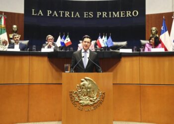 México es un puente entre mundos, afirma Roberto Velasco en Asamblea EuroLat