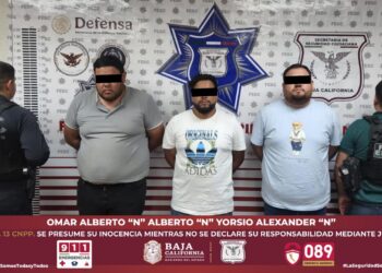 Desde Baja California reportan que en Mexicali detuvieron a Omar Alberto “N”, presunto operador de un grupo criminal identificado con el alias de “H-100