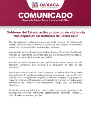El saldo preliminar es de 6 personas heridas con quemaduras