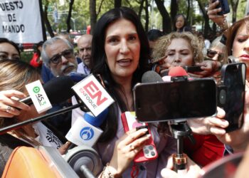 Kenia López Rabadán, presidenta de la Cámara de Diputados