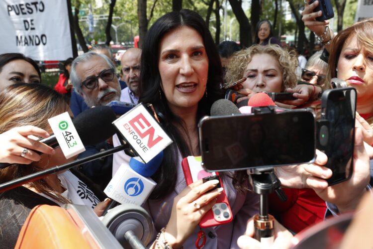 Kenia López Rabadán, presidenta de la Cámara de Diputados