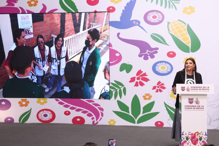 La Jefa del GCDMX, Clara Brugada anuncia el fortalecimiento de la estrategia “Vida Plena, Corazón Contento”, para la salud mental.