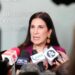 La presidenta de la Cámara de Diputados, Kenia López advierte que traicionar a la patria es acordar candidaturas.