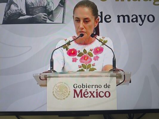 En su mensaje, la presidenta destaca que la 4T viene del cambio de las conciencias y no de una revolución violenta