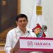 El gobernador de Oaxaca, Salomón Jara ofrece apoyo a los trabajadores para realizar una marcha en la CDMX, para pedir una reducción del ISR