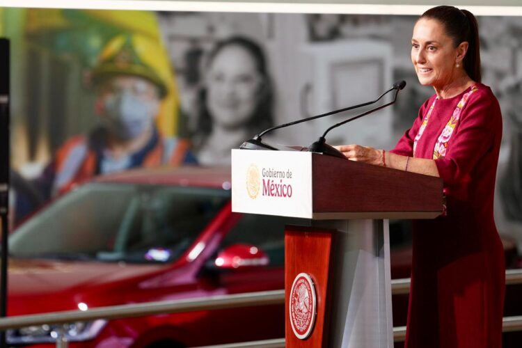 La presidenta Claudia Sheinbaum Pardo, encabezó el anuncio de un proyecto innovador y con miras hacia el futuro de la industria automotriz.