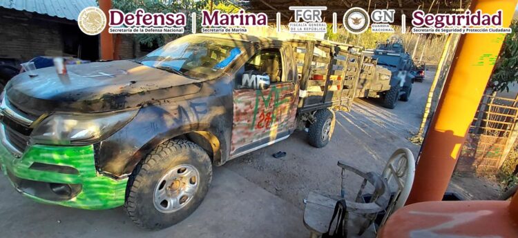Una célula criminal del Cártel de Sinaloa, de la facción “Los Mayos”, también conocida como “La Mayiza” o vinculada a “Mayito Flaco” "MF",  atacó a fuerzas federales