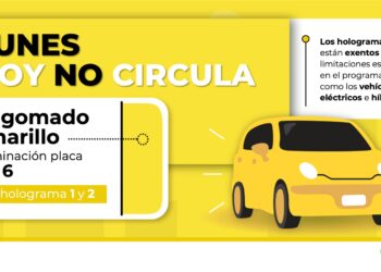 Hoy No Circula para este lunes 22 de junio