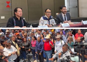 Conferencias de prensa de SEGOB y CNTE