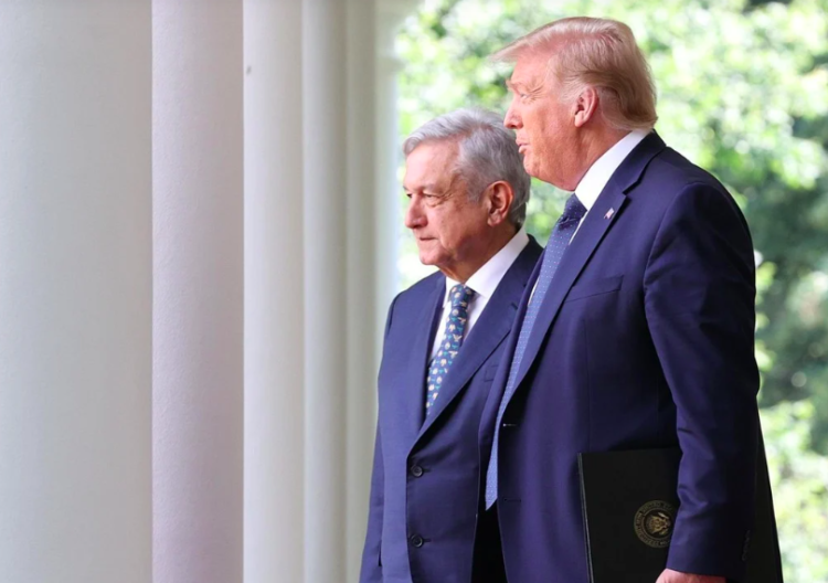 AMLO reaparece; reitera su apoyo “sin condiciones” a Sheinbaum y pide que regrese el “otro” Trump