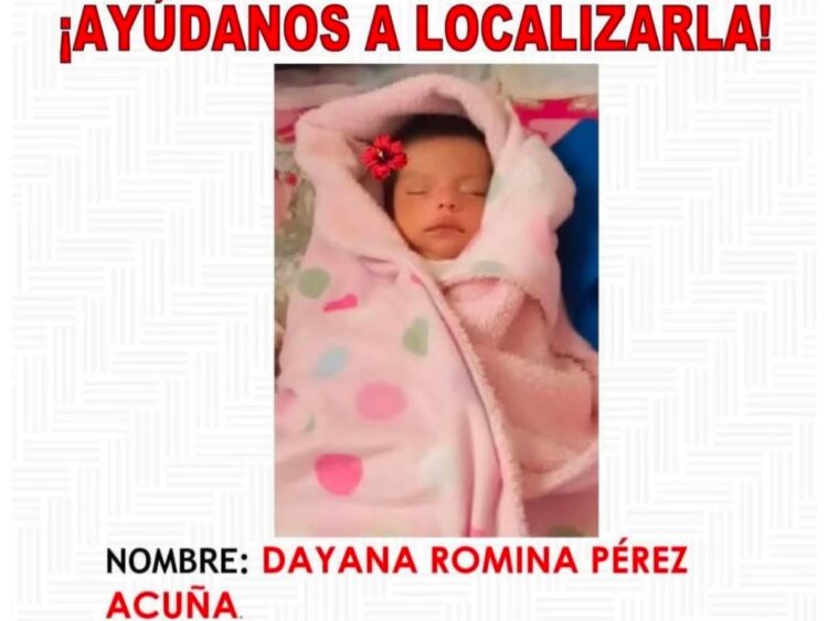 Activan alerta por desaparición de bebé y su hermana