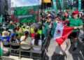 Afición apoya a México en pantalla gigante en Tijuana