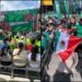 Afición apoya a México en pantalla gigante en Tijuana