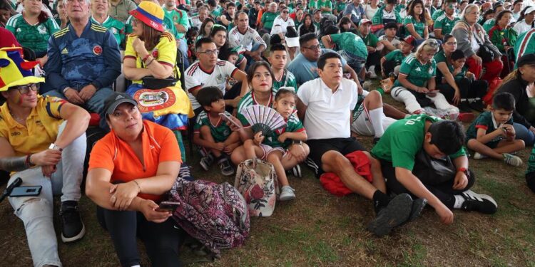 Mexicanos al grito de gol… Así se celebró el primer partido del Mundial 2026