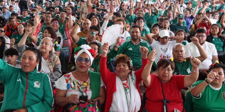 Mexicanos al grito de gol… Así se celebró el primer partido del Mundial 2026