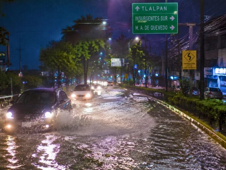 Alerta Roja por lluvias en Tlalpan.