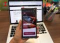 Uso de aplicación bancaria móvil en México ante dudas sobre registro obligatorio de número telefónico y acceso a datos.