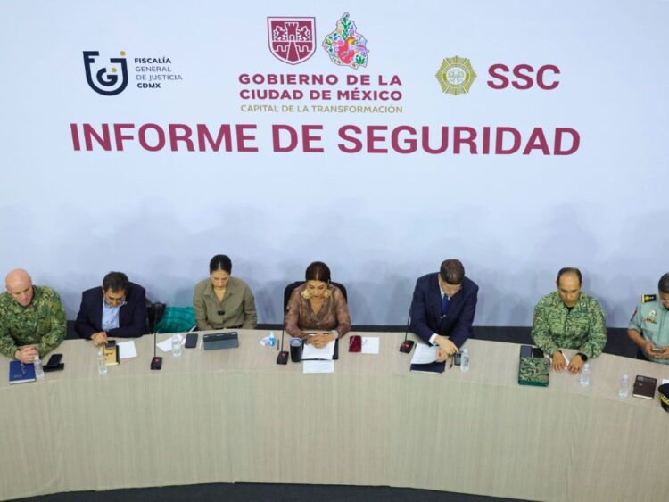 Baja de delitos de alto impacto y de homicidios en CDMX